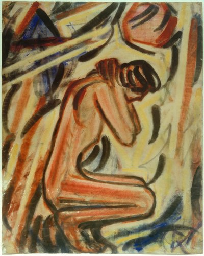 Kniende weibliche Figur von Christian Rohlfs